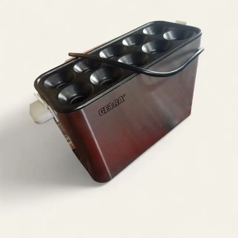 Mesin pembuat egg roll sostel getra 10 lubang murah