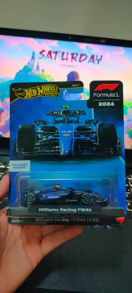 Hot wheels Premium F1 Williams racing #43