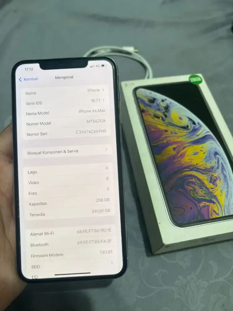 Iphone Xs Max 256GB Mulus