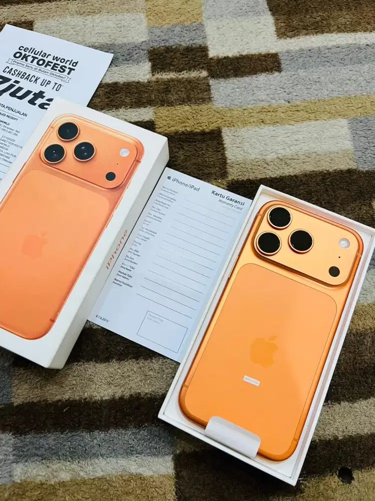 Iphone 17 pro 256GB ibox open box garansi 1 tahun