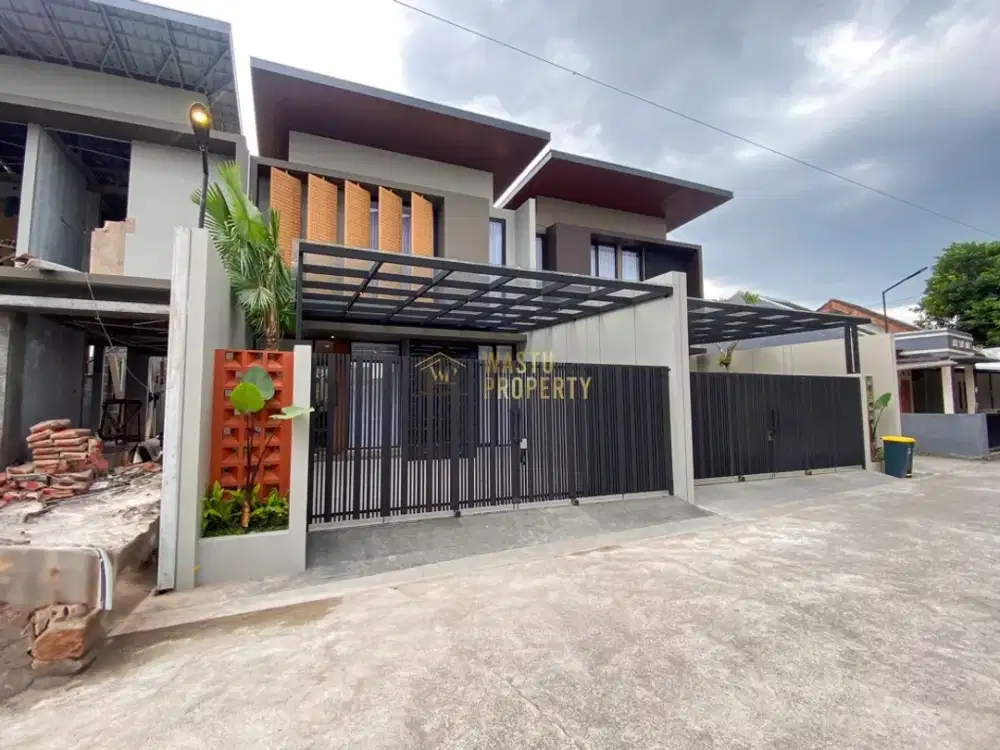 RUMAH FULL FURNISHED, 2 LANTAI, 7 MENIT KAMPUS UPN JOGJA