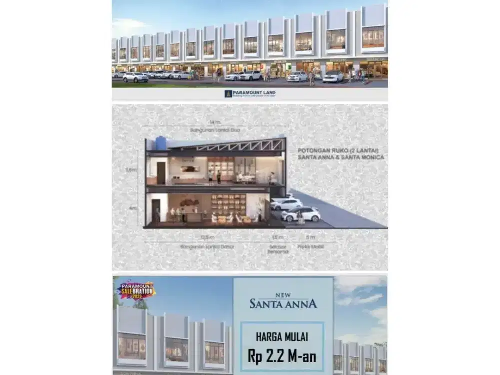Ruko Baru Siap Pakai Ruko Santa Anna & Santa Monica Gading Serpong