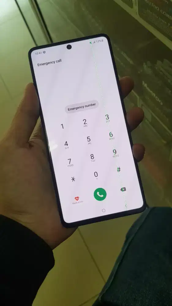 LCD namsung M52 5G Original copotan 100%