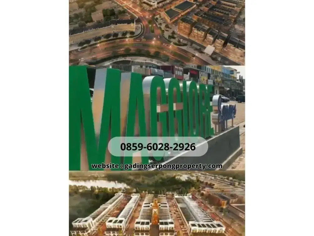 MAGGIORE SIGNATURE VIEW DANAU GADING SERPONG BIG KOMERSIL 3 Lantai