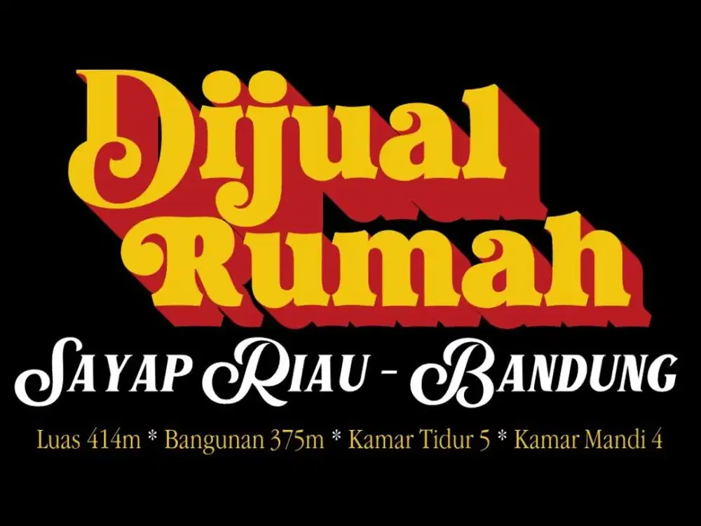 JUAL RUMAH MURAH , SAYAP RIAU, DAGO, COBLONG, BANDUNG WETAN,