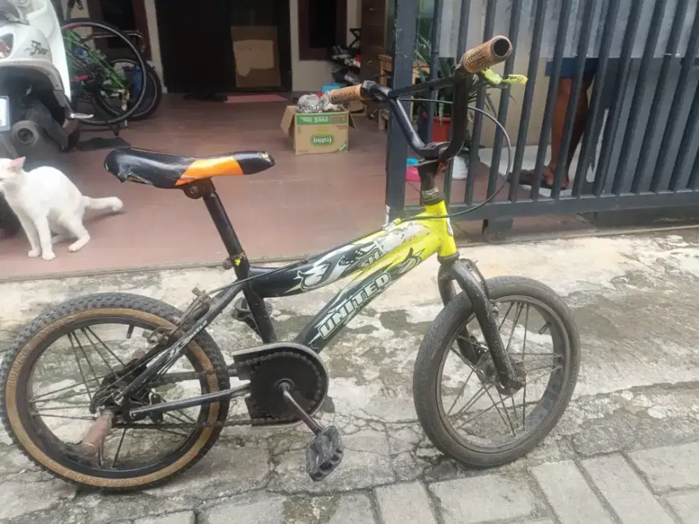 Sepeda Anak merk United Shark Ukuran 16