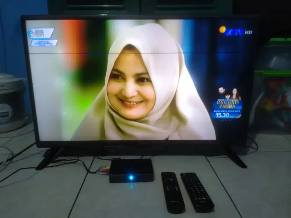 Jual ni TV LG 32 inchi plus stb