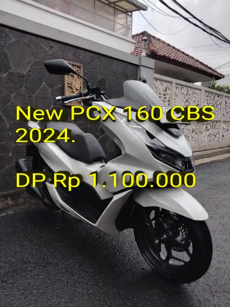 PCX 160 2024. Pajak ON. Standar. Mulus. Like New.Ban OK.Cash/Kredit/TT