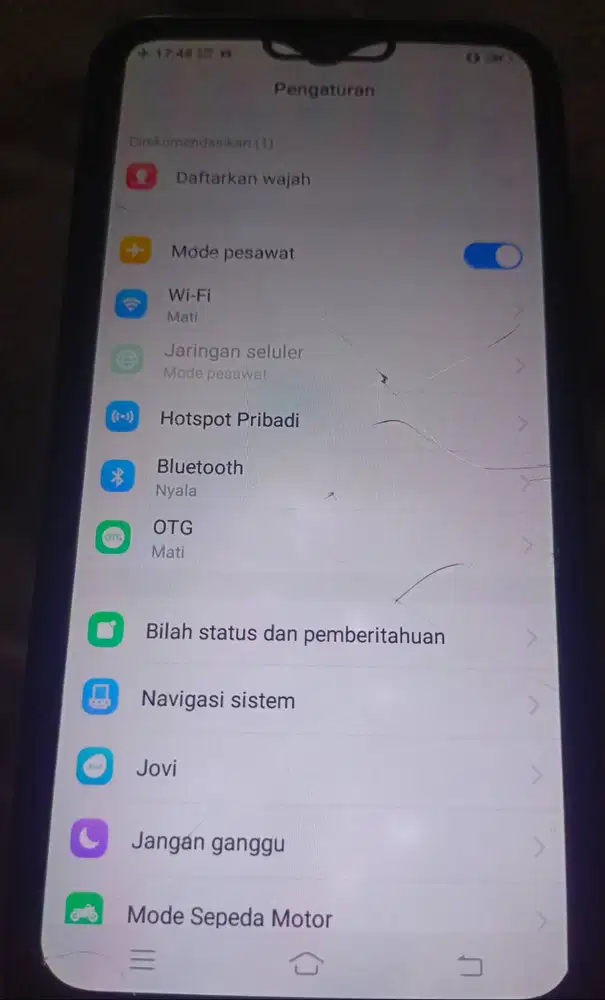 vivo y91 hp bekas second
