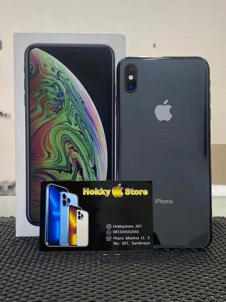 Iphone Xsmax/256gb Space gray ex garansi inter bh 74%