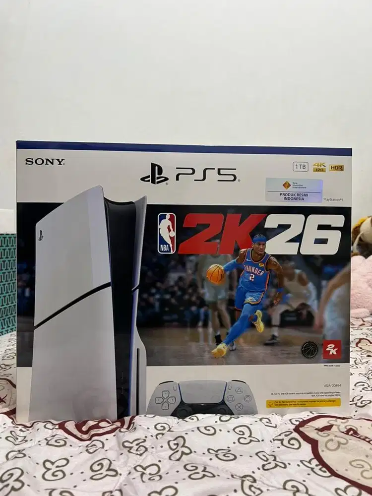 Playstation 5 PS5 Slim Disc Bundling NBA 2K26 Segel Resmi Sony Indo