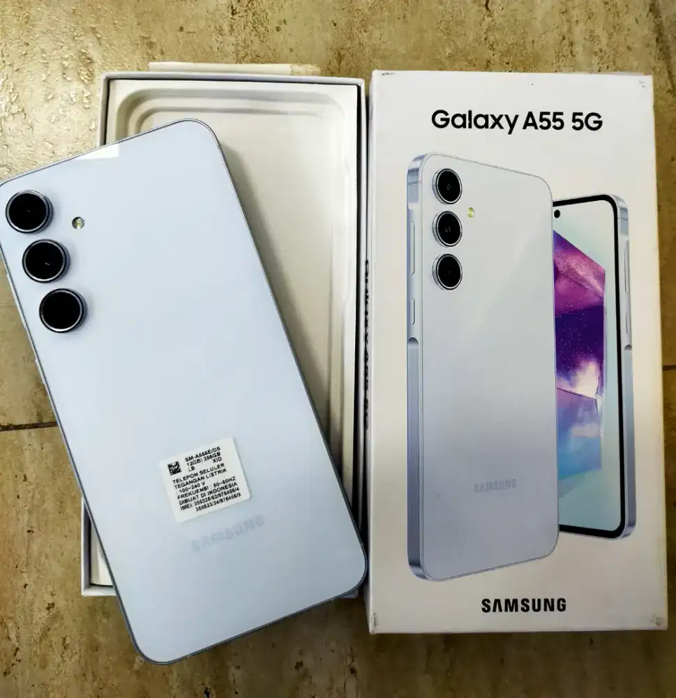 Samsung A55 5g Nfc ram 12/256 mulus