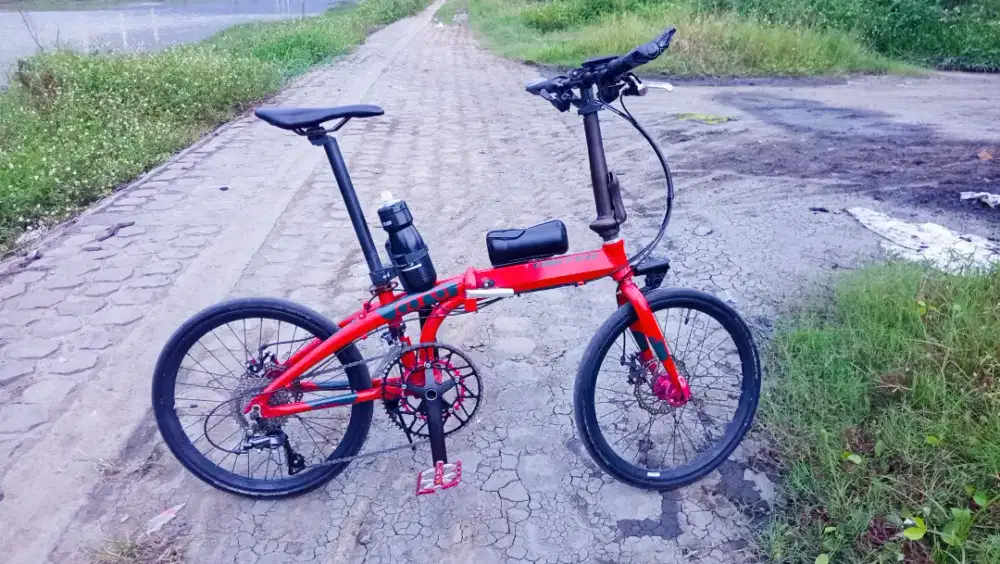 Jual sepeda lipat United Cora 9 speed