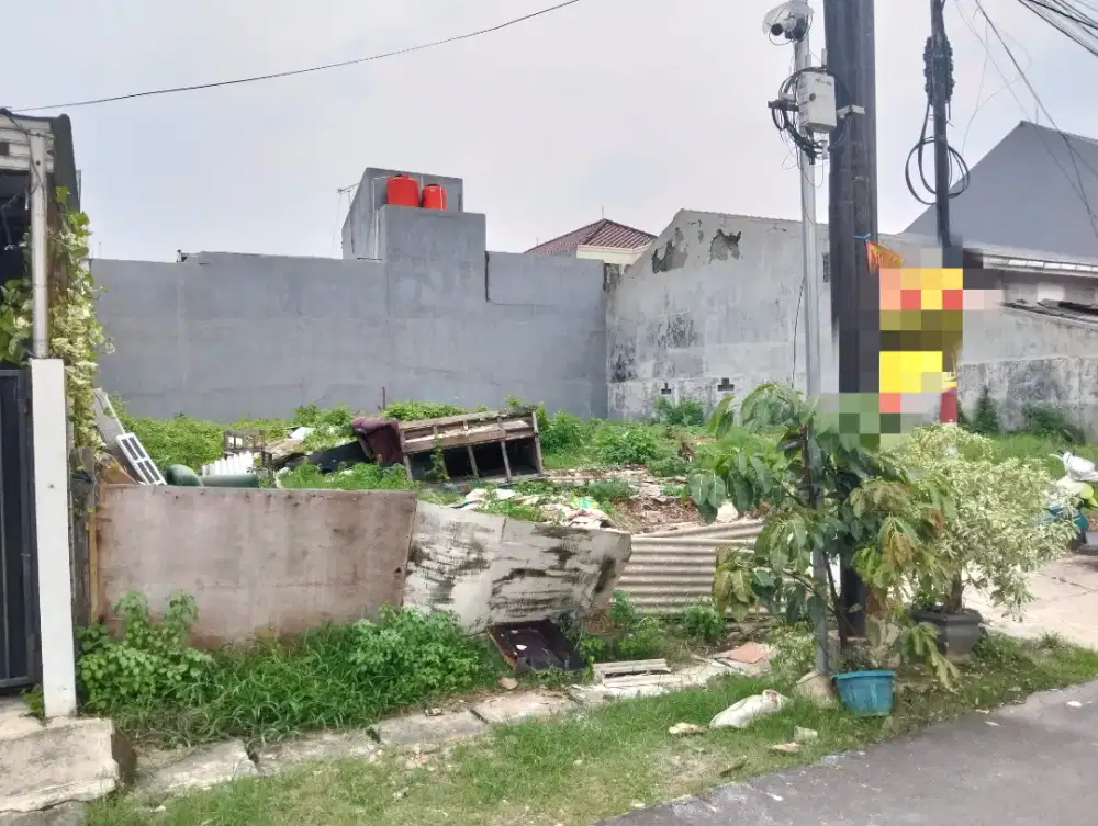 Tanah 185m² jual murah di jln.kampung sumur klender