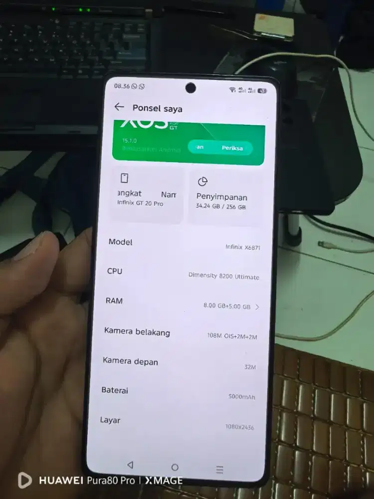 Infinix gt 20 pro normal trima TT pas ya nego skip
