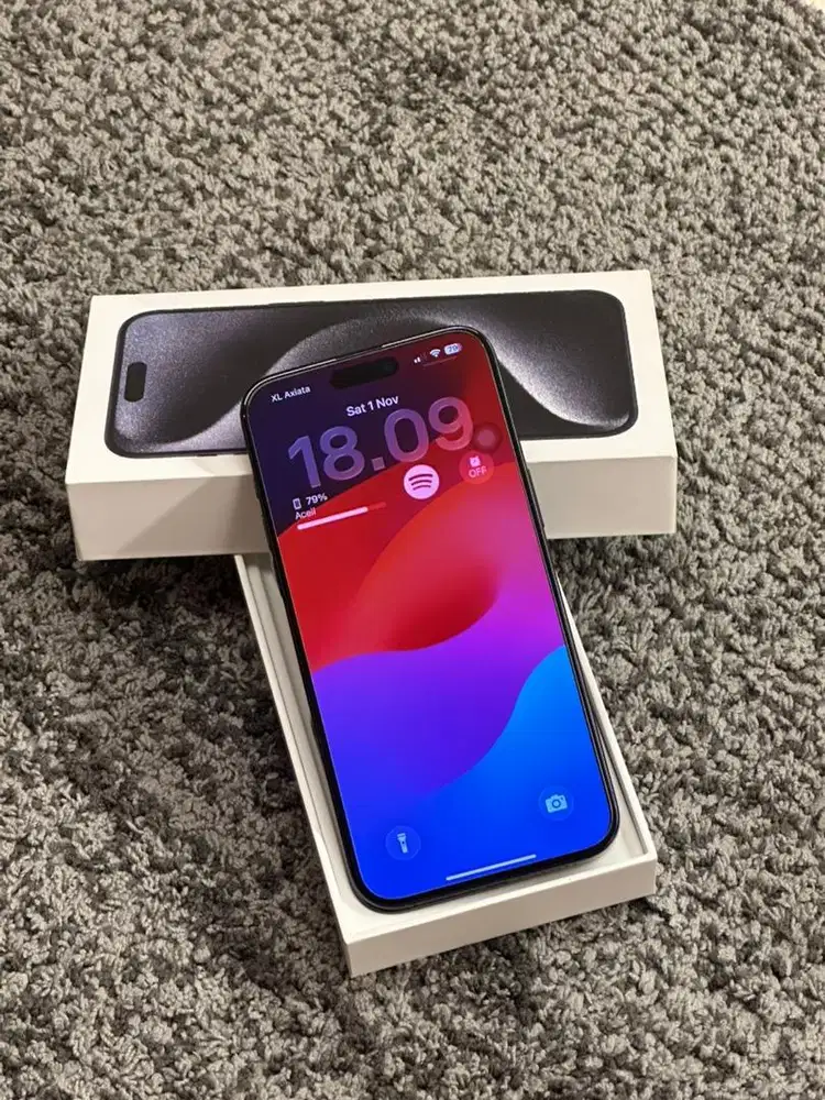 Iphone 15 Pro Max 256 GB Blue Titanium FULLSET