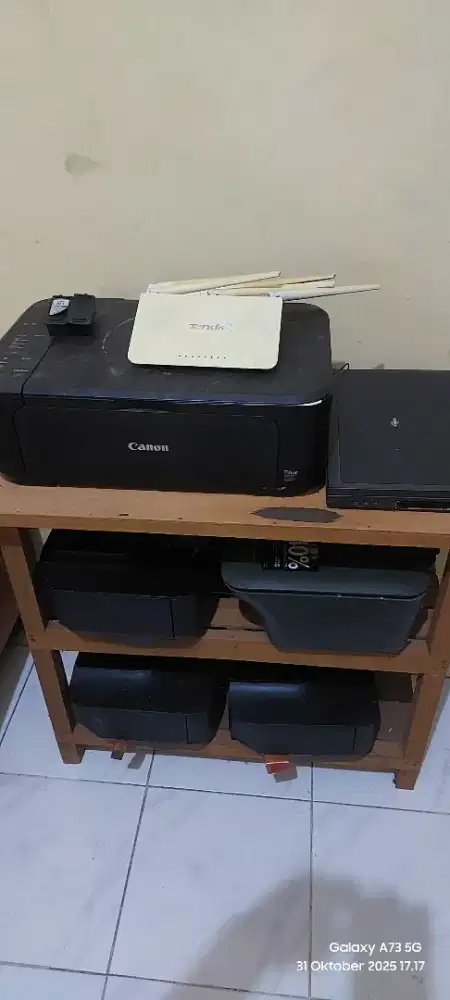 Printer,laptop,router minus nego