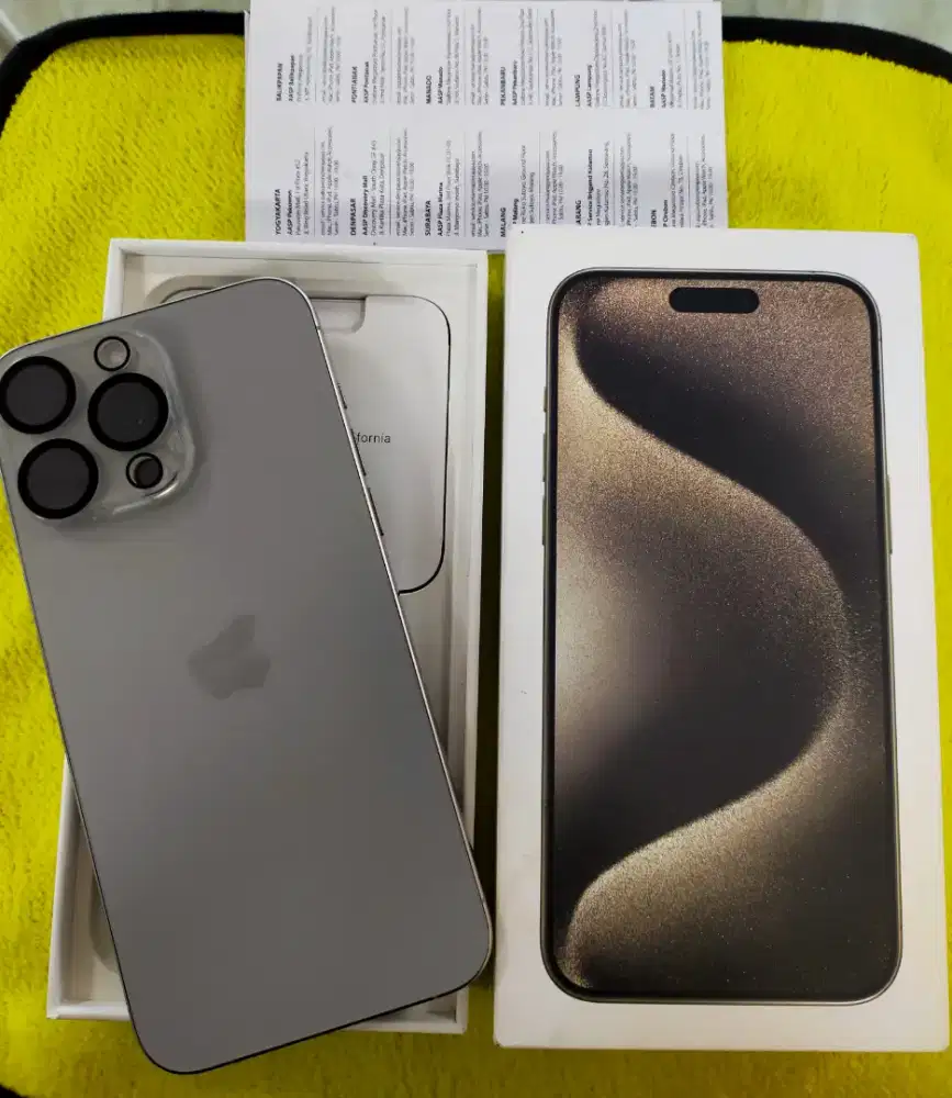 Iphone 15 Promax 256gb Ex:ibox mulus dan BH 88%