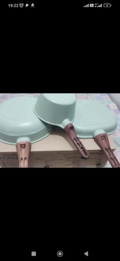Jual panci set fry pan neochef sagegreen