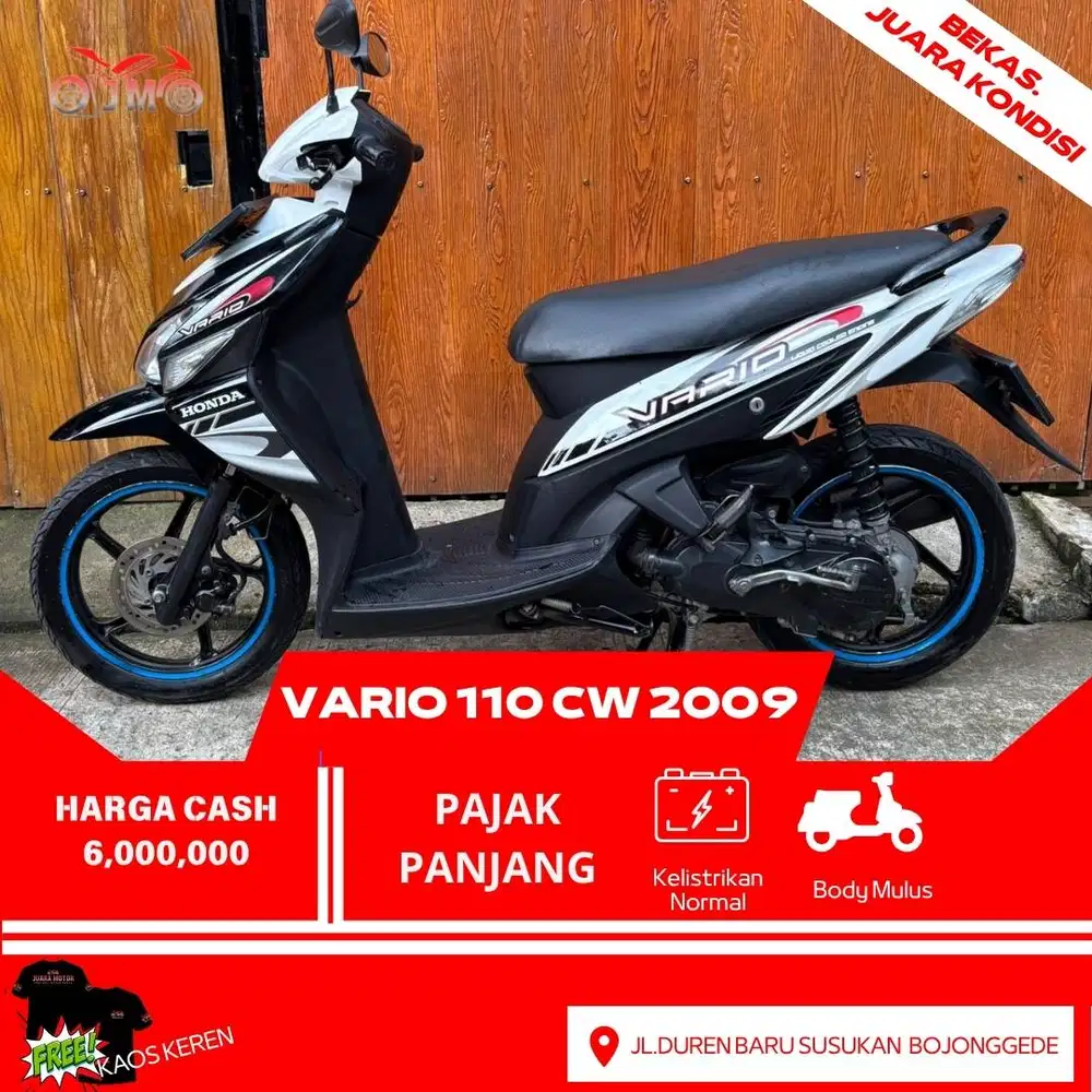 VARIO 110 CW 2009 SURAT LENGKAP PAJAK PANJANG TERMURAH NO KENDALA