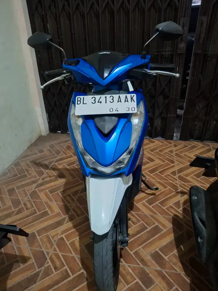 Honda Beat 2020 biru putih