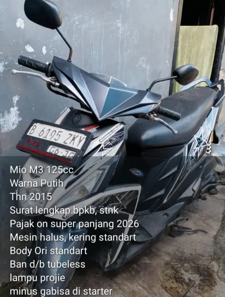 Mio m3 125 pajak panjang