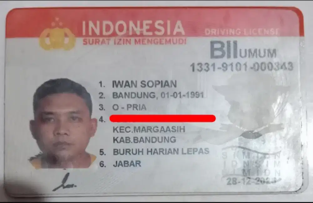 Mencari pekerja'an jadi driver/sopir freelance harian maupun Mingguan