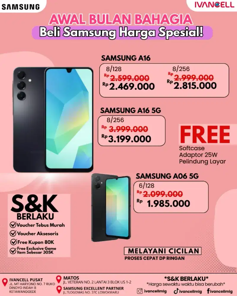 SAMSUNG A16 NEW MURAH BUANGETC
