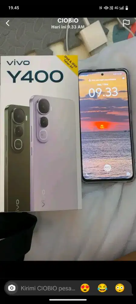 Vivo y400 256GB second baru 1bulan