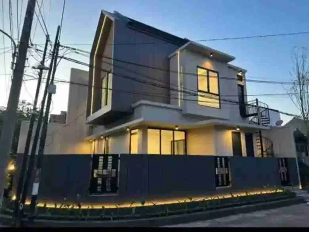 Baru Gress‼️Rumah Scandinavian Babatan Pantai Hook