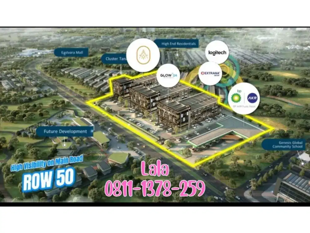 RUKO ASTERRA Berada Dijalan Utama BSD ROW 50 SINARMASLAND