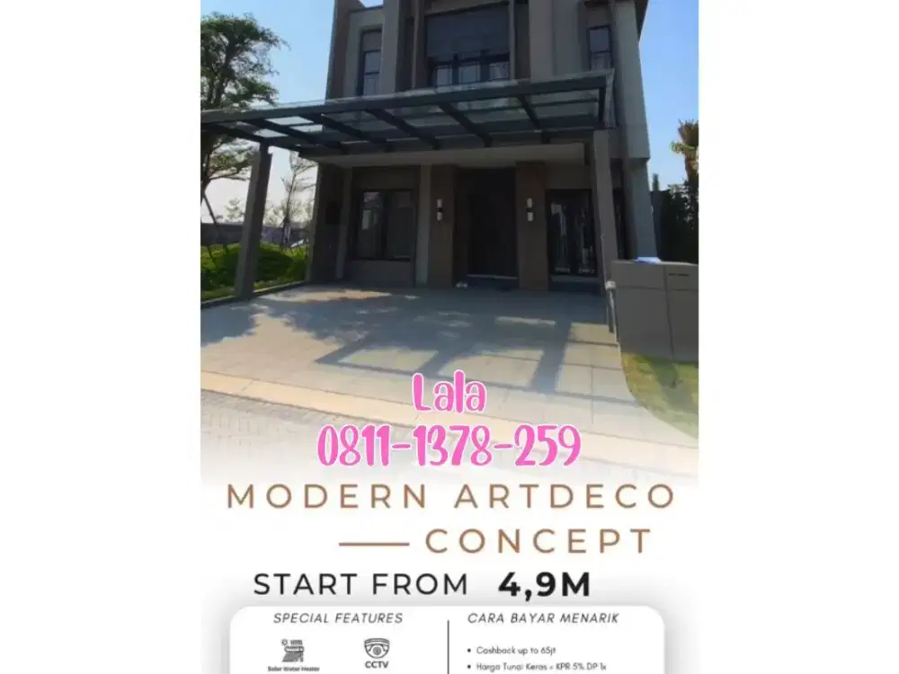 Limited Price Hanya 4man Rumah Full Marmer new unit hanya 33rumah