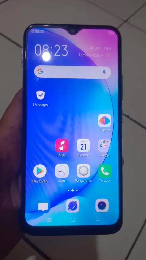 Hp vivo y12i jringan 4g ram 8/256gb lyr poni 7in sdik jari
