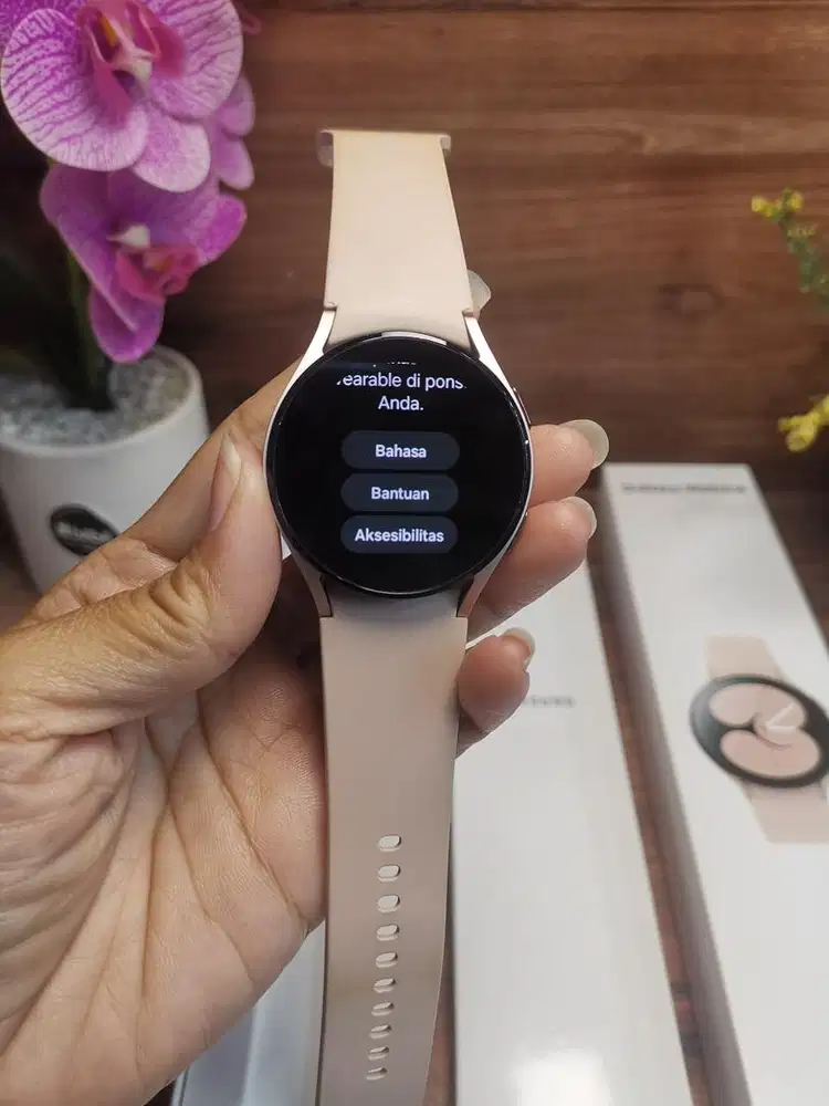 samsung watch 4 40mm rose gold mulus fullset
