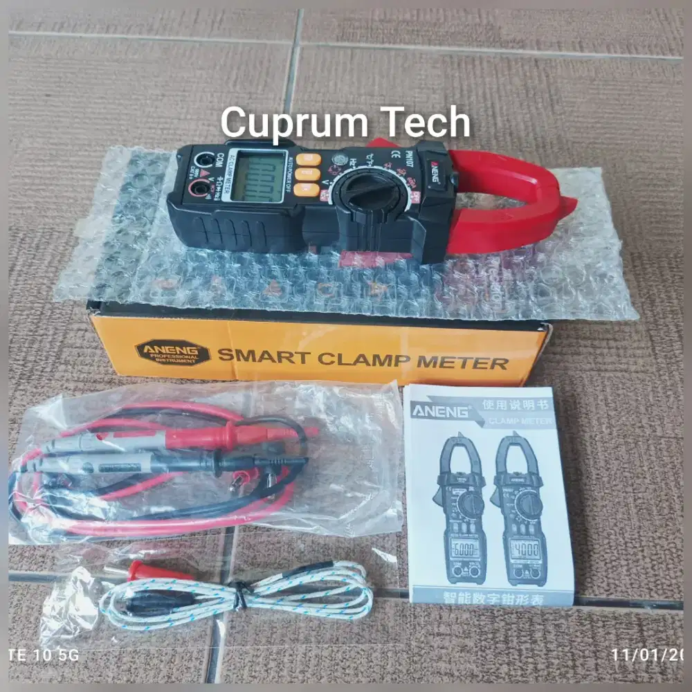 Tang Ampere Arus AC, ukur volt AC-DC, ohm, cap, suhu dll