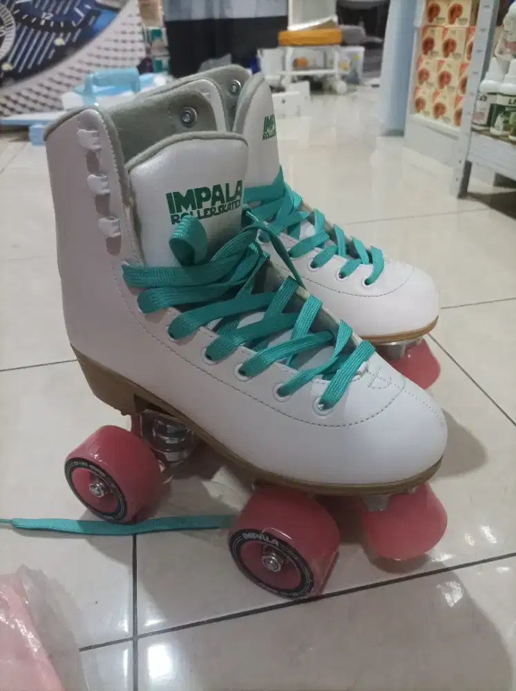 Jual Sepatu Roda Merk Impala Size 35 Sudah Plus Deker Original Impala