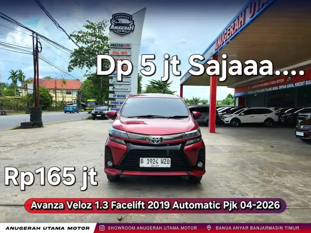 Dp5jt Avanza Veloz 1.3 facelift 2019 Automatic istimewa