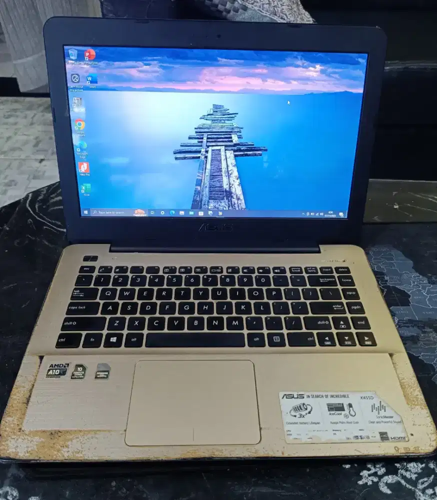 Laptop Asus X455D AMD A10-8700P#Dual VGA HDD 500GB Ram 4GB