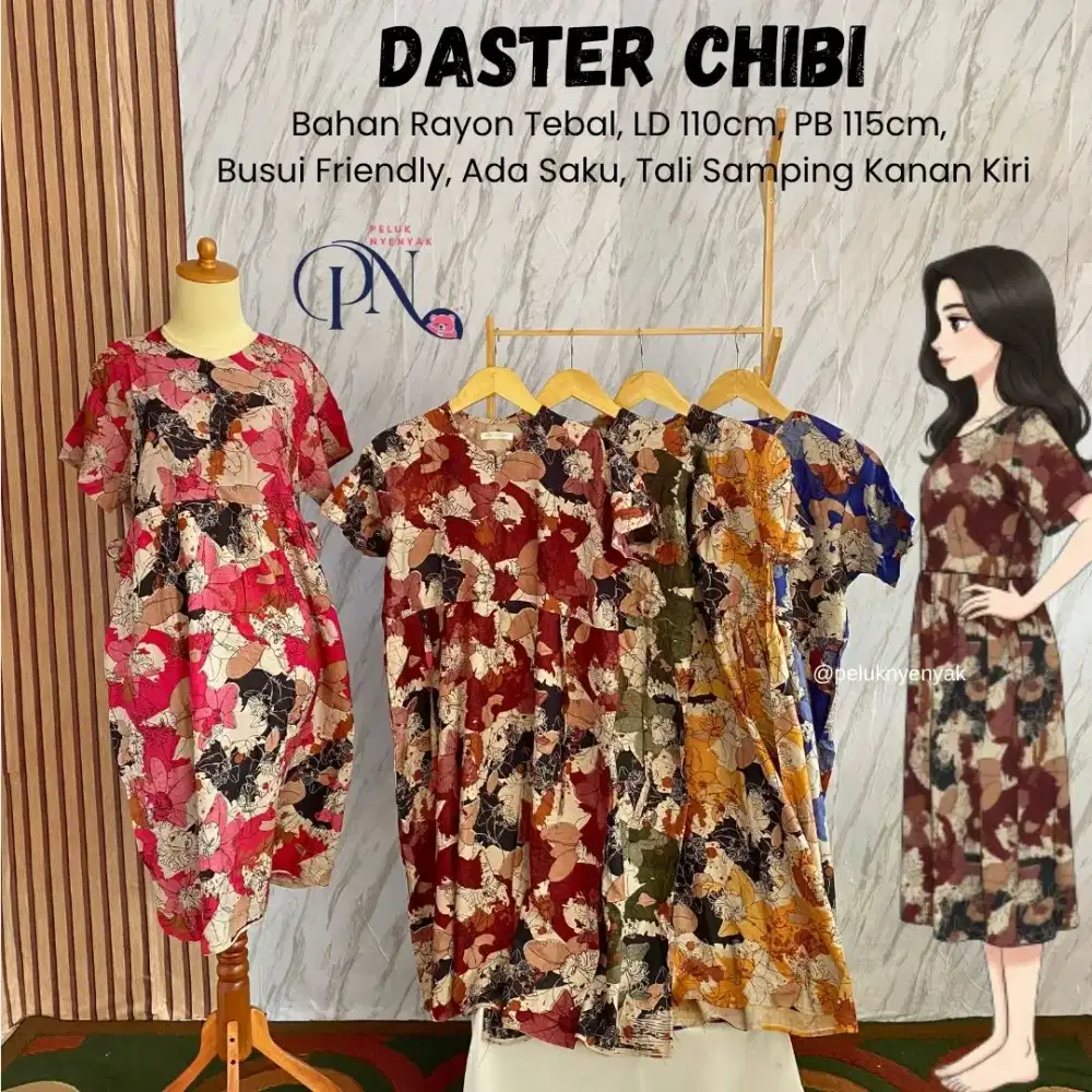 Daster Chibi Peluk Nyenyak