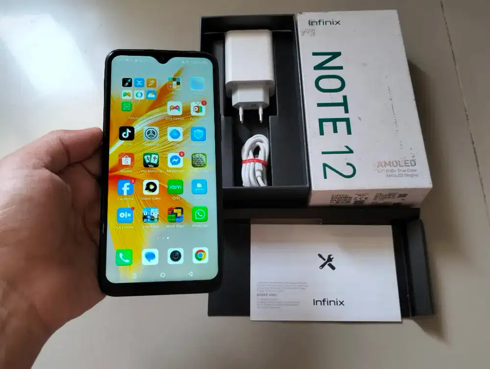 BU INFINIX NOTE 12 RAM 8GB +5GB / 256GB 4G 6.7in Finger 50MP 5000Mah