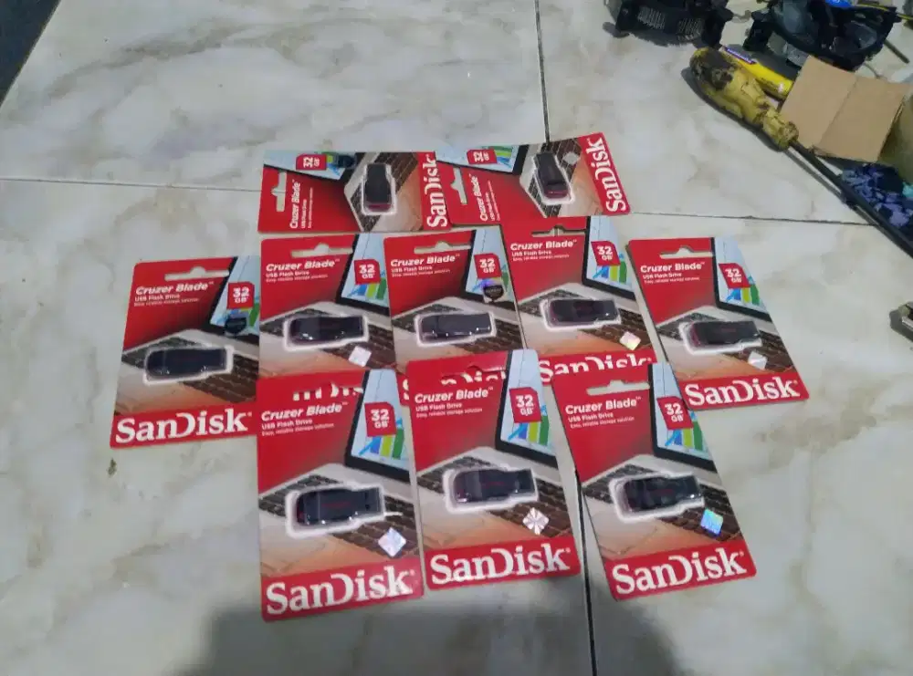(Khusus Borongan) 10unit Flashdisk Sandisk 32gb Original