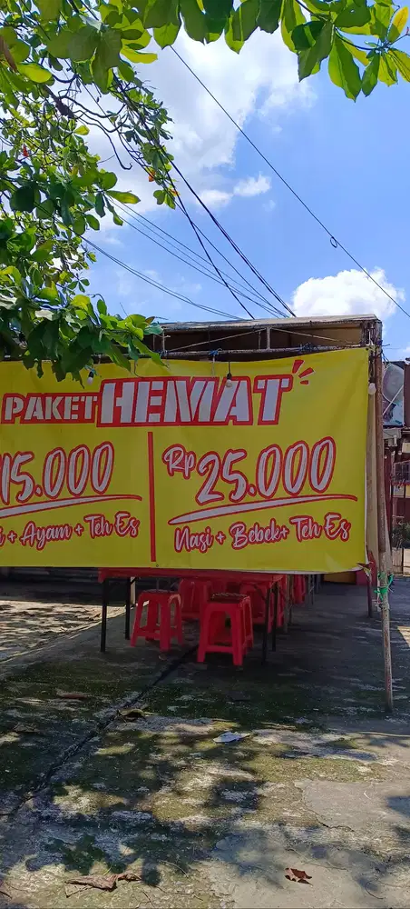 Tenda atau serobong ukuran 4 x 3
