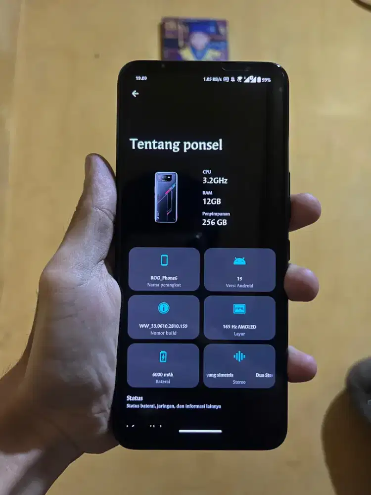 ROG PHONE 6 RAM 12/256