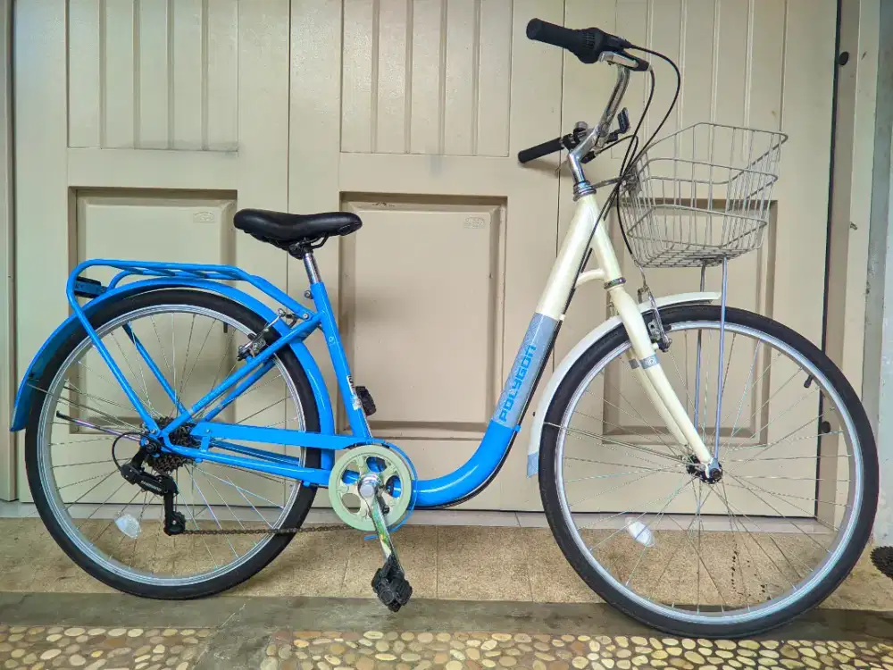 sepeda keranjang Polygon nevada ukuran 26 original mulus