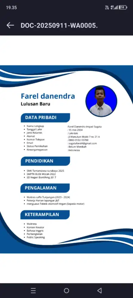 Mencari Pekerjaan yang dekat dengan Lokasi rumah