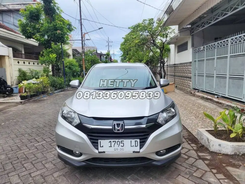 HONDA HRVE 2015 MATIC SILVER