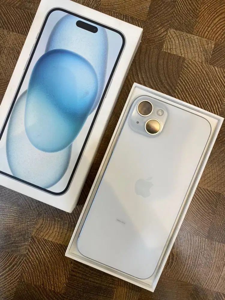 IPHONE 15 PLUS 128GB BLUE GARANSI RESMI INDONESIA