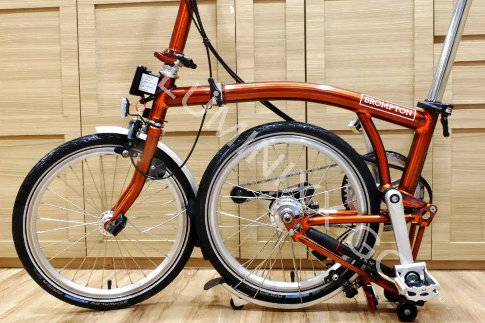 ISTIMEWA Brompton FLAME LACQUER M6 2019 Simpanan