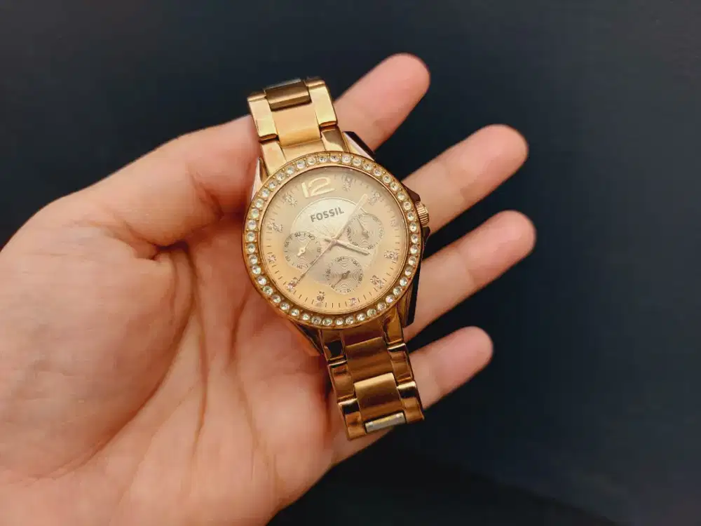 JAM TANGAN FOSSIL WANITA ROSEGOLD