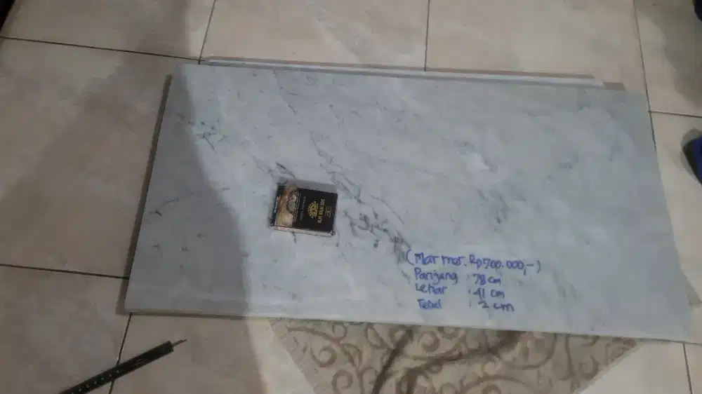 Marmer tulungagung tebal 2 cm